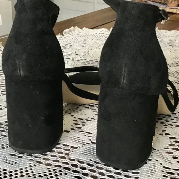 Sam Edelman Daniella Block Heel Sandal~Black~Size 9 1/2W - Picture 5 of 7